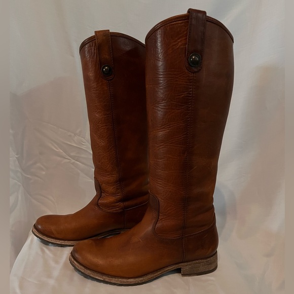 Frye Melissa double sole Lug pull on ridding boot - Picture 3 of 7